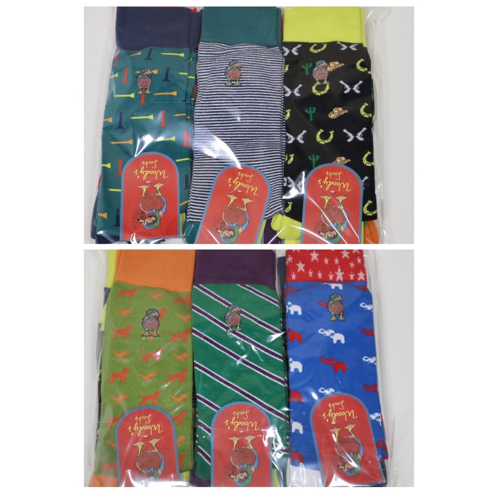 Woody's Men's 6 Pack of‎ Socks